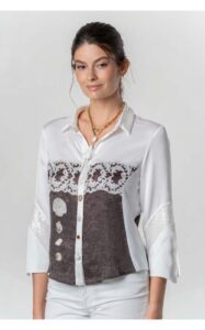 Elisa Cavaletti - Shirt arabesque print