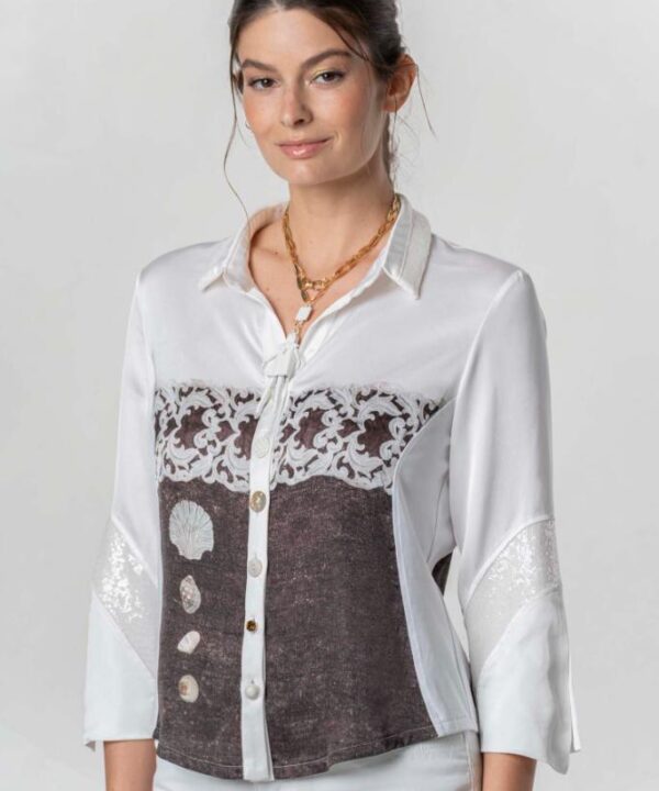 Elisa Cavaletti - Shirt arabesque print