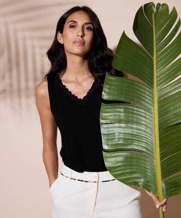 Fuego - T-Shirt cami black