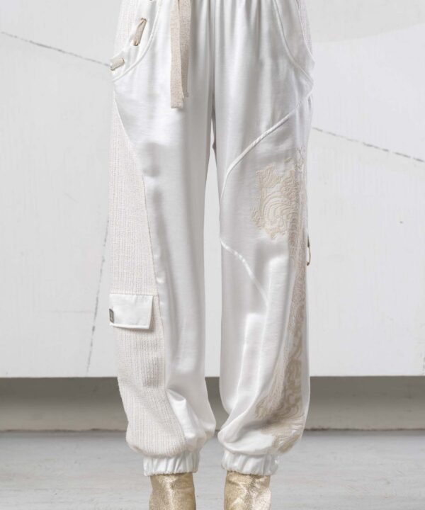 Elisa Cavaletti - Jogging with beige jacquard inserts