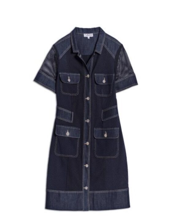 Fuego - Dress jeans short sleev buttons front