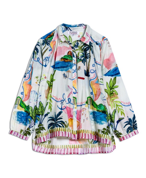 Fuego - Shirt cotton under the palm