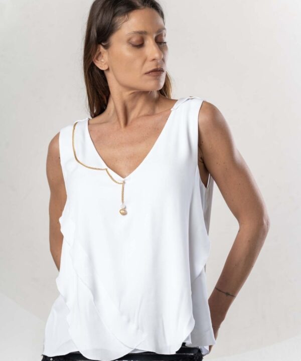 Elisa Cavaletti - Cami georgette chain