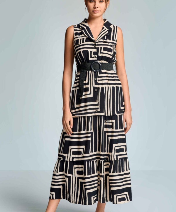 Iconique - Dress long geometric Ivana