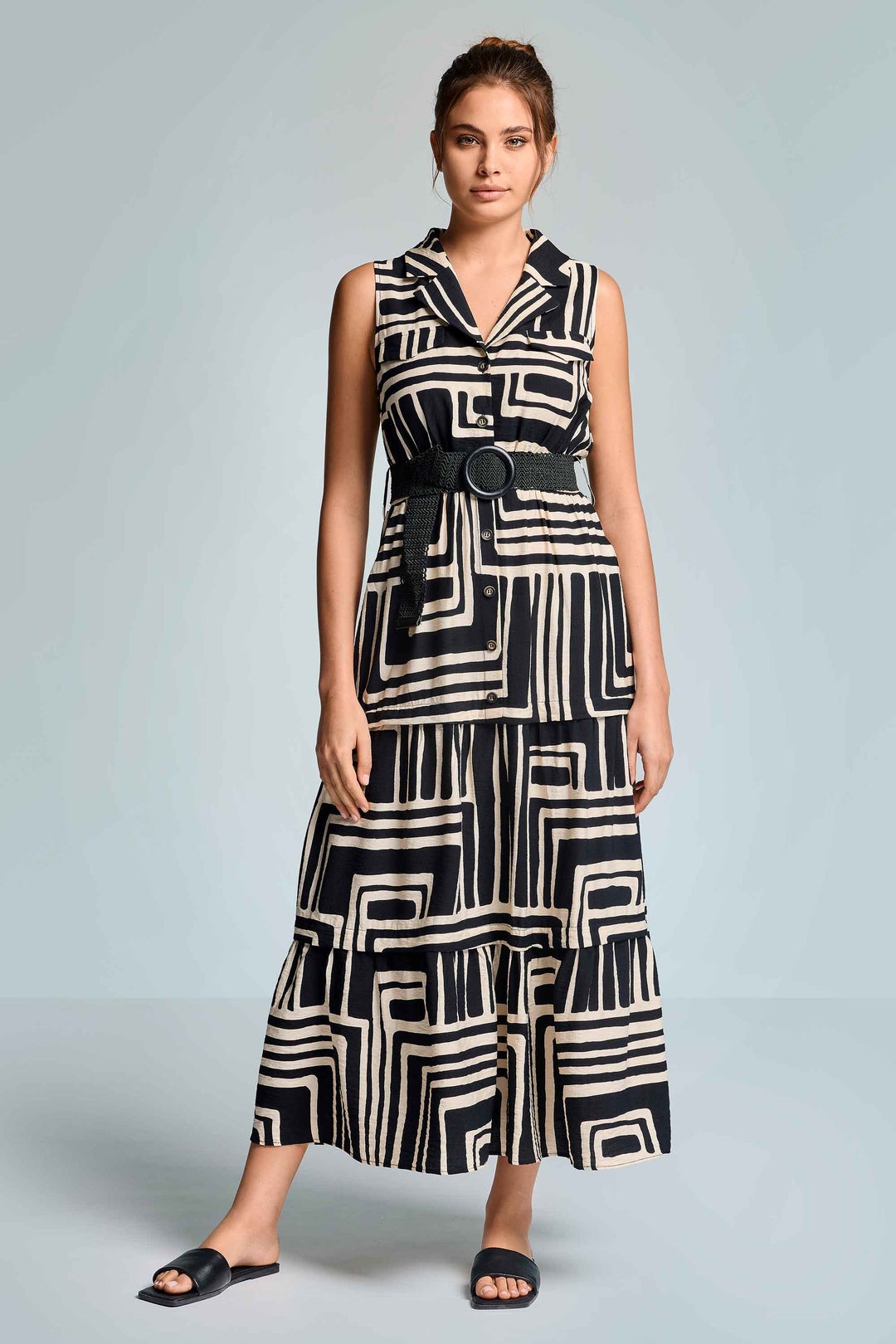 Iconique - Dress long geometric Ivana