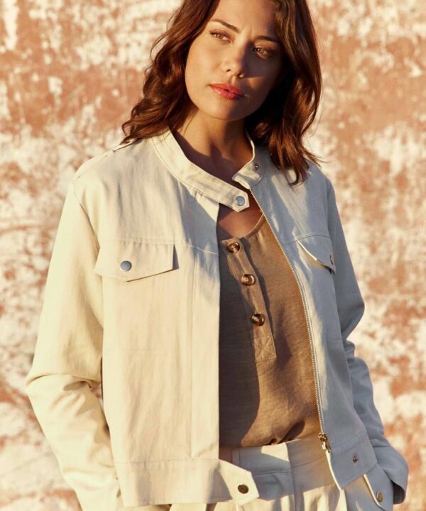 La Petite Etoile - Jacket cotton chinese collar