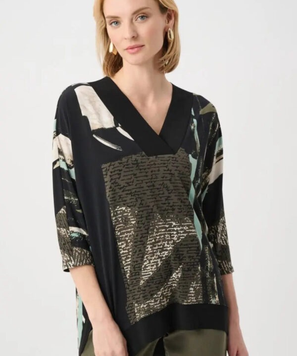 Top large cut V print