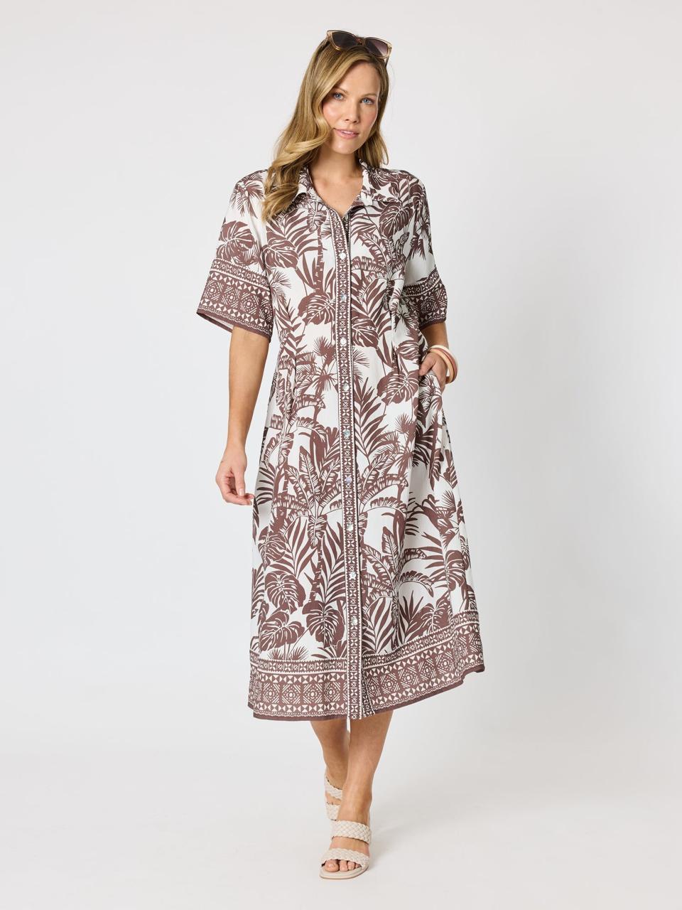 Hammock & Vine - Dress Palm long with belt
