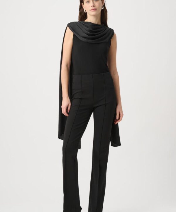 JOSEPH RIBKOFF Pant flared with rhinestones side
