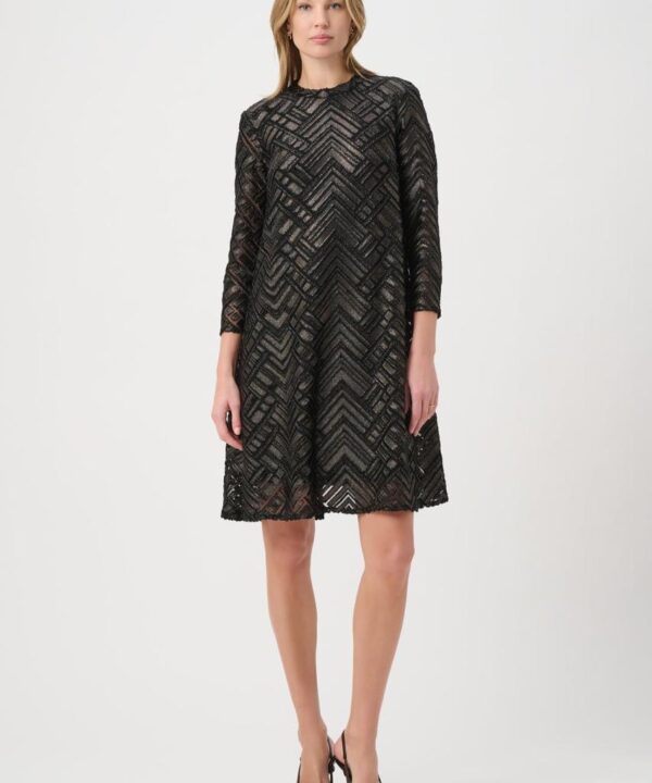 JOSEPH RIBKOFF Dress geometric patterns with open back
