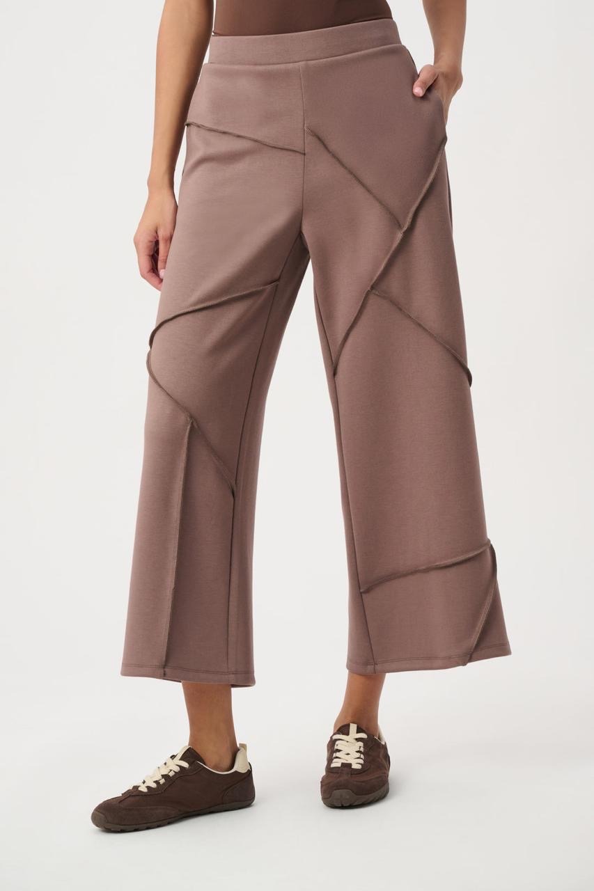 JOSEPH RIBKOFF Pant wide leg with embellished seams