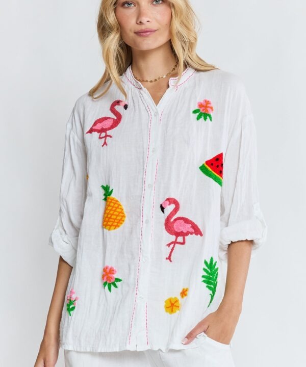 Lulalife - Shirt Florida flamingo