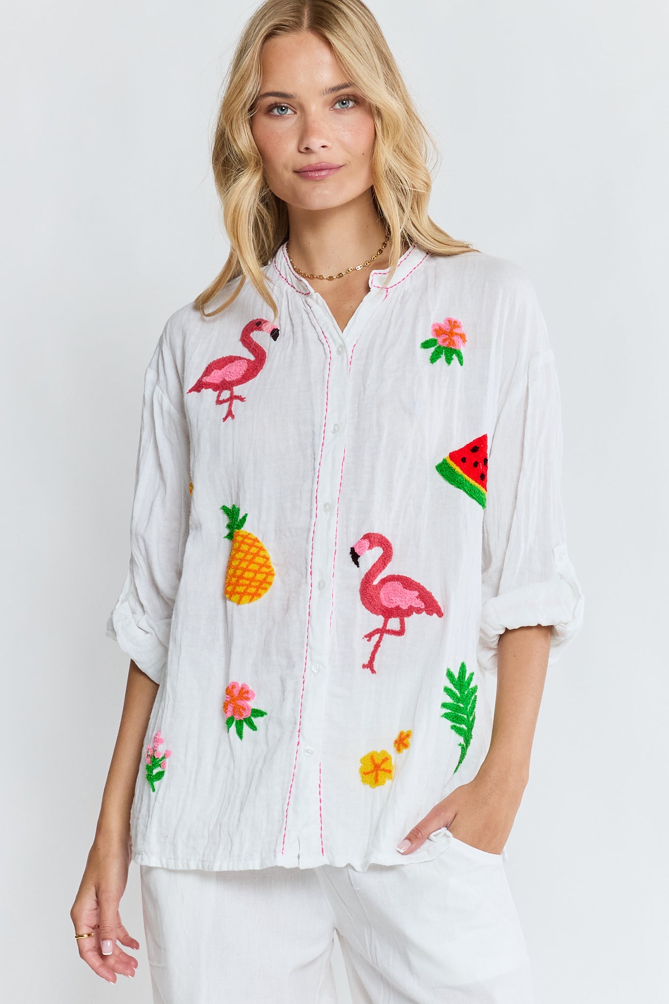 Lulalife - Shirt Florida flamingo